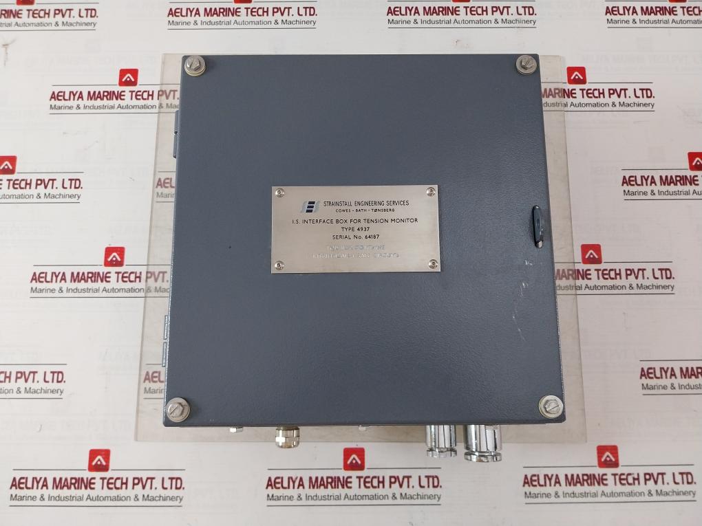 Ses I.S. Interface Box For Tension Monitor 4937 Ac100-240V 0.45A 50/60Hz 80Ma