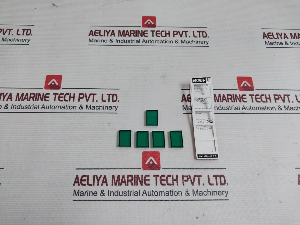 Set Of 3X Fuji Electric Ahx658-g Push Button Lens Ah165