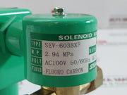 Sev-603bxf Solenoid Valve Ac100v 50/60hz By Saginomiya