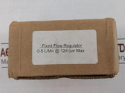 Sgi 0.5 L/Mn Fixed Flow Regulator 0 To 1800 Psi 0 To 124 Bar
