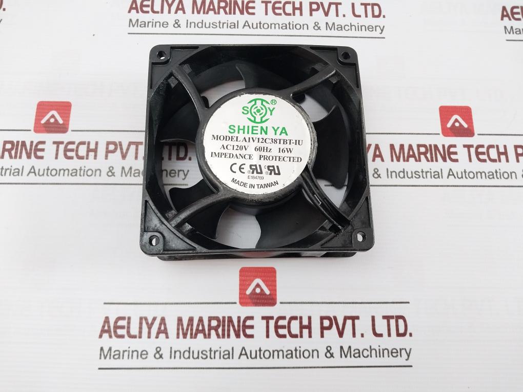 Shien Ya A1V12C38Tbt-iu Impedance Protected Cooling Fan 60 Hz 16W