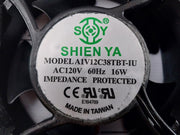 Shien Ya A1V12C38Tbt-iu Impedance Protected Cooling Fan 60 Hz 16W