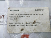 Shimmer 160 Psi Pressure Relief Valve, 3/8” Npt