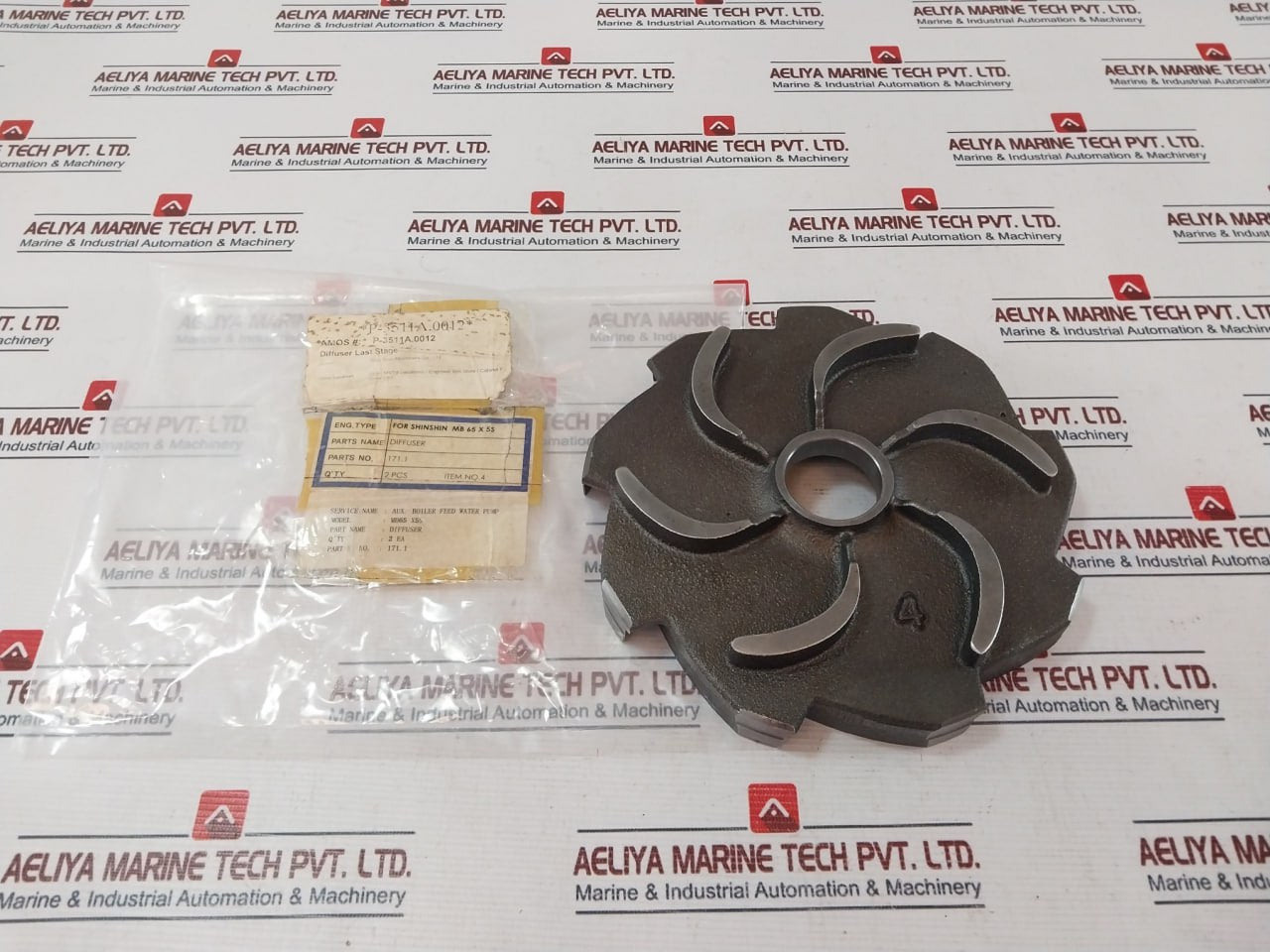 Shin Shin Machinery 171.1 Explanation Diffuser Pump Mb65 X5S