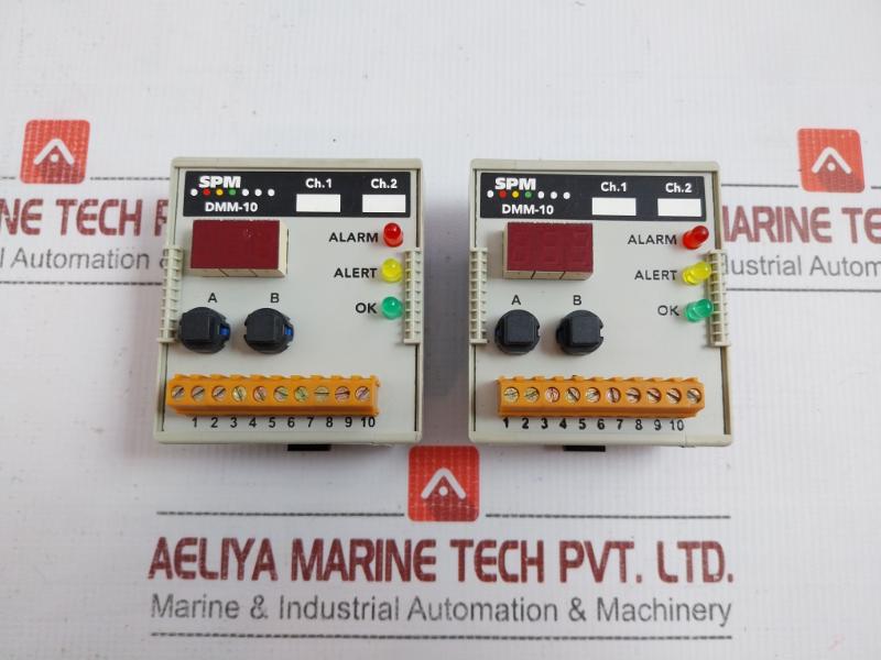 Shock Pulse Monitor 12-24v Dc By Spm Dmm-10