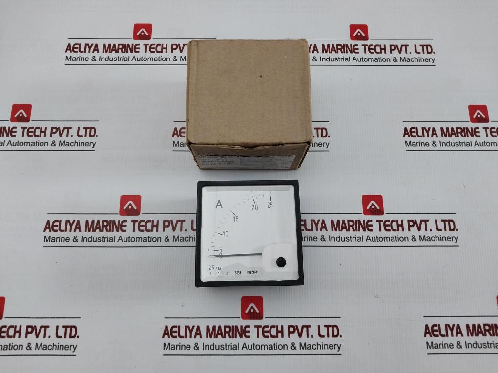 Si96 Analog Panel Ammeter By Meco-G 0-25/1a