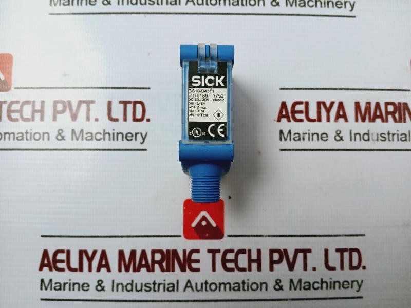 Sick Gs10-d4311 Small Photoelectric Sensor Dc 10-30V Blu-3-m Class2