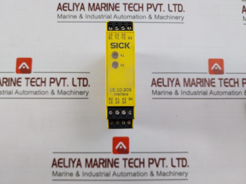 Sick Ue 10-3Os3D0 Safety Relay 230V/3A 6A 2.2 W 6024918 Awg 28-14