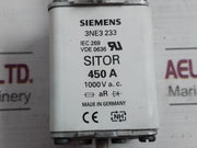 Siemens 3Ne3 233 Sitor Fuse Link 450A 1000V