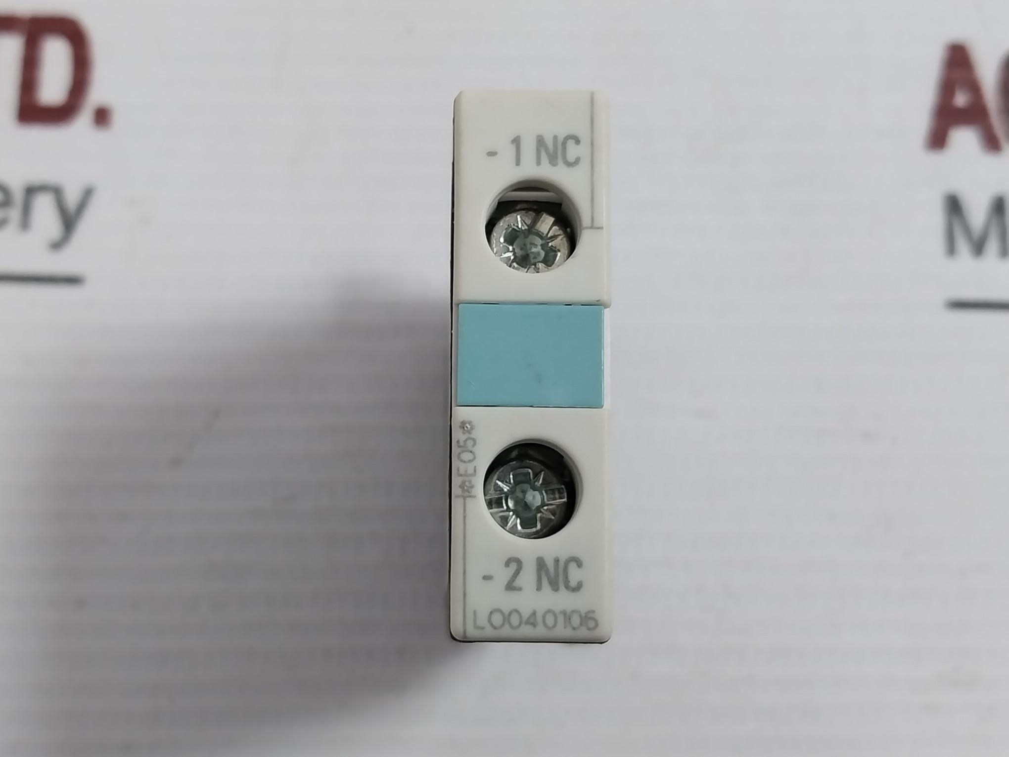 Siemens 3Rh1921-1Ca01 Front Auxiliary Contact Block 10A 690V