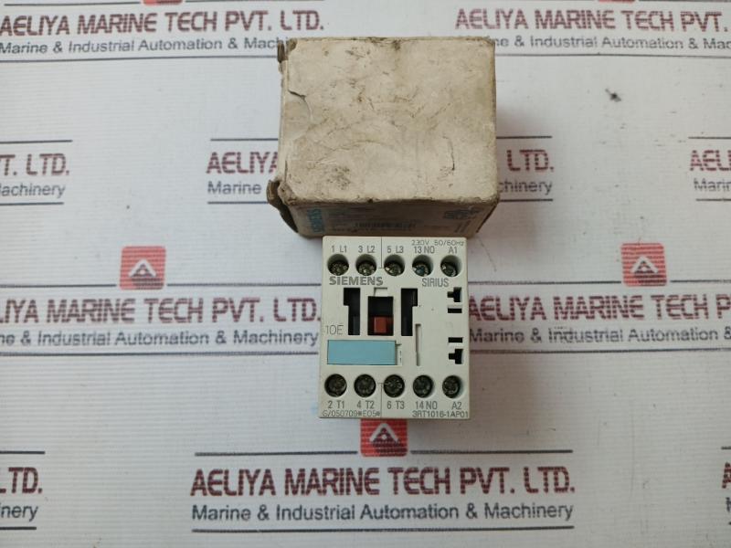 Siemens Sirius3Rt1016-1Ap01 Power Contactor Jem Ac3.1.0-0 230V 50/60Hz 22A