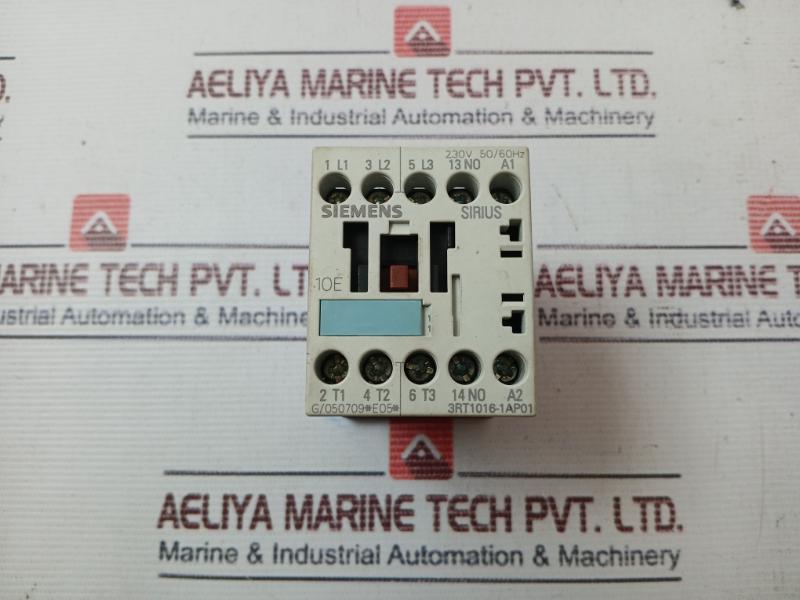 Siemens Sirius3Rt1016-1Ap01 Power Contactor Jem Ac3.1.0-0 230V 50/60Hz 22A