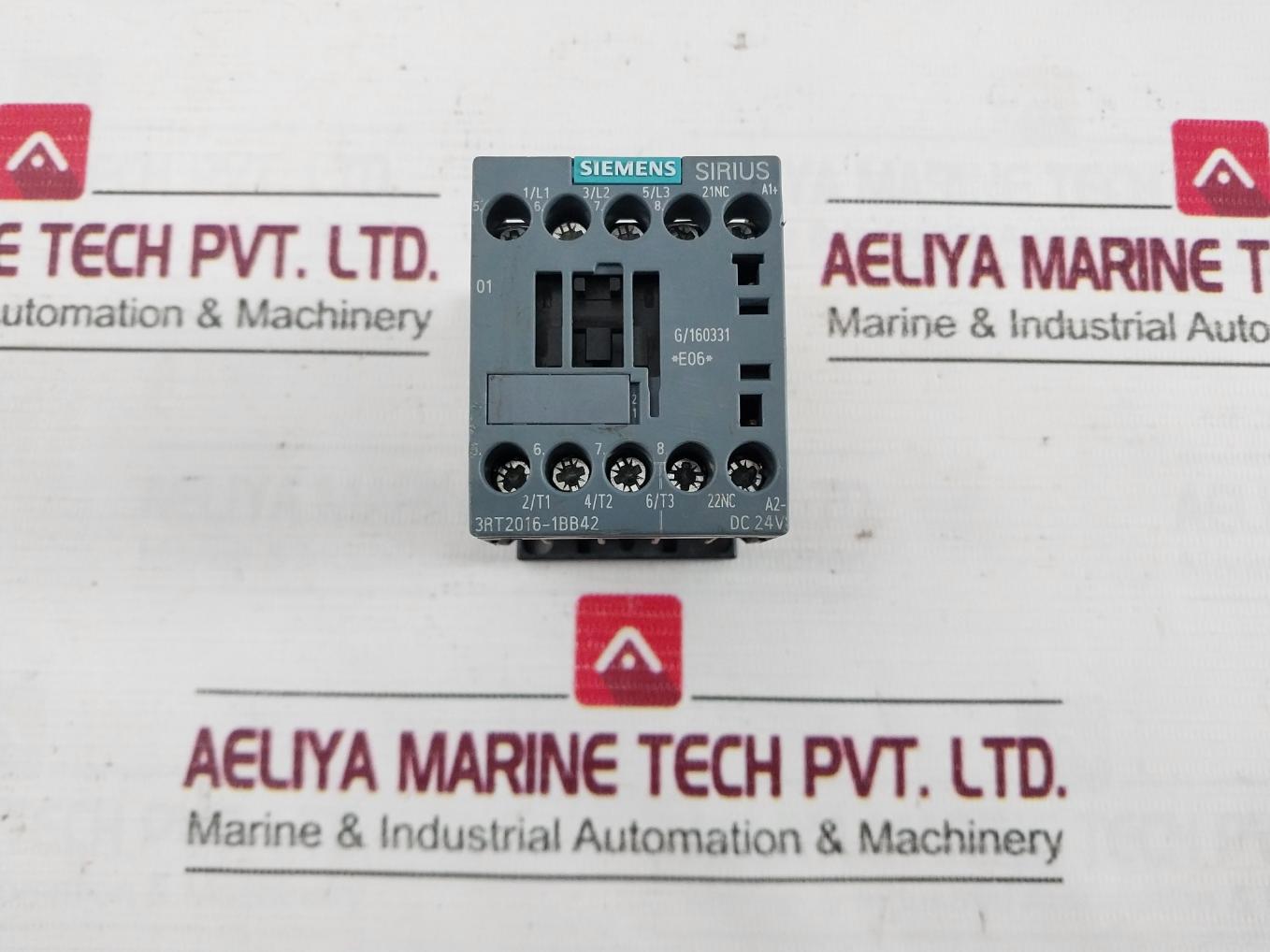 Siemens 3Rt2016-1Bb42 Power Contactor Dc 24V 690V 5Ka 600V Pz 2,5-6Mm