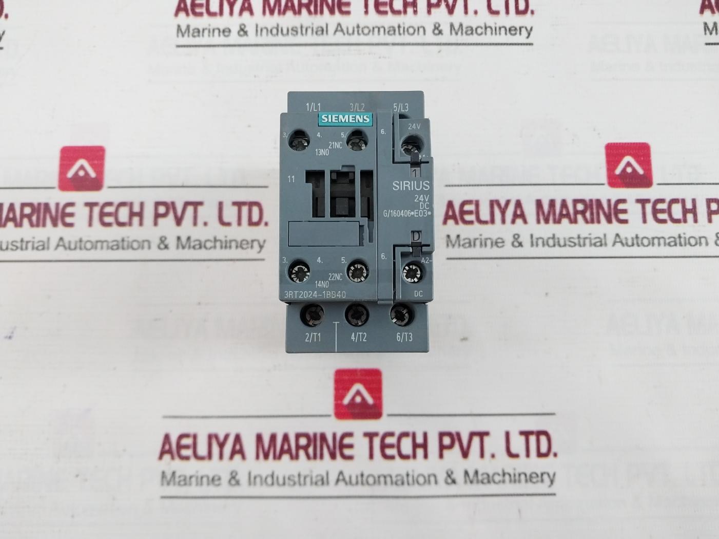 Siemens 3Rt2024-1Bb40 Contactor 24V Dc 35 A 600V Ac 690V