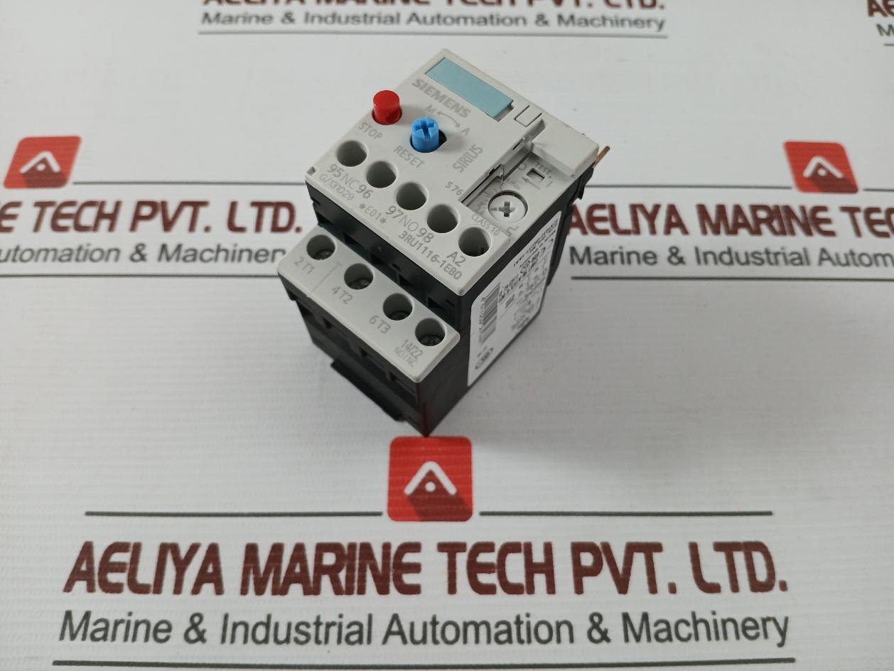 Siemens 3Ru1116-1Eb0 Thermal Overload Relay