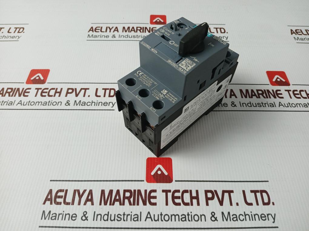 Siemens 3Rv2021-1Ka10 Sirius Circuit Breaker -20°C Ta 60°C 6Kv 50/60Hz