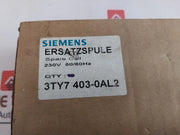 Lot of 2X Siemens 3TY7 403-0AL2 Spare Coil 230V 50/60Hz