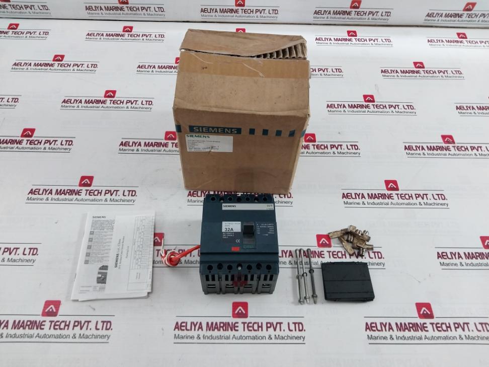 Siemens 3Vt8032-1Aa04-2Ga2 Molded Case Circuit Breaker 4 Pole 25Ka Vt63N 75% Icu
