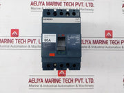 Siemens 3Vt8108-2Aa03-0Aa2 3 Pole Molded Case Circuit Breaker 500Vac 50/60Hz
