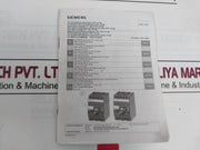 Siemens 3Vt8110-1Aa04-2Ga2 3Vt Molded-case Circuit Breaker Vt100 500 Vac 100A