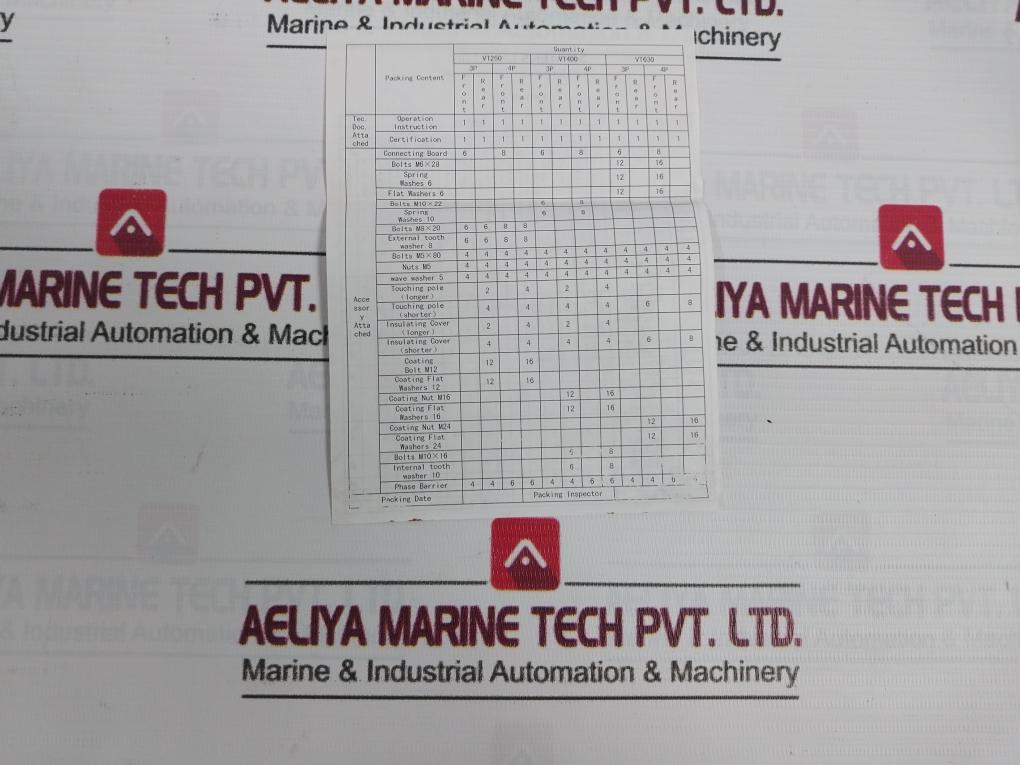 Siemens 3Vt8110-1Aa04-2Ga2 3Vt Molded-case Circuit Breaker Vt100 500 Vac 100A
