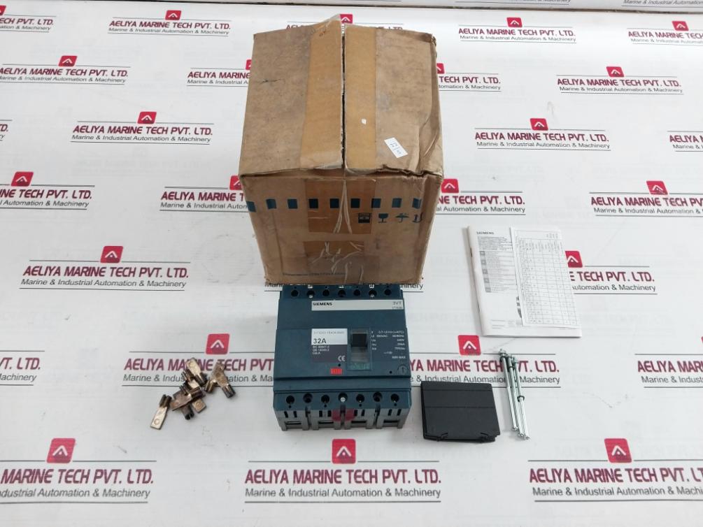 Siemens 3Vt8203-1Ba04-0Aa2 Molded Case Circuit Breaker 500Vac 50/60Hz 4 Pole