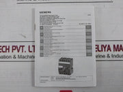 Siemens 3Vt8203-1Ba04-0Aa2 Molded Case Circuit Breaker 500Vac 50/60Hz 4 Pole