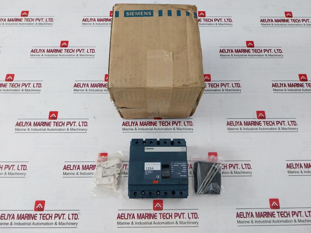 Siemens 3Vt8212-1Ba04-0Aa2 4 Pole Molded Case Circuit Breaker Vt160N 125A