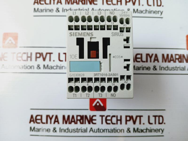 Siemens 3Rt1016-2Ab01 Power Contactor G/030828 24V 50/60Hz