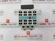 Siemens 3Rt1026-3B..0 Power Contactor W/ 3Rh1921-2Ha22 Auxiliary Switch Block Used