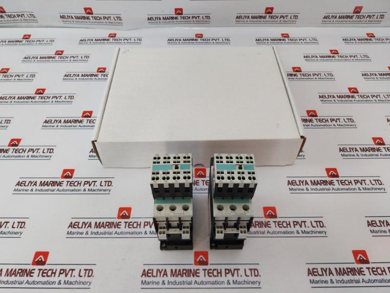 Siemens 3Rt1026-3B..0 Power Contactor W/ Auxiliary Switch Block 3Rh1921-2Ha22