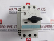 Siemens 3Rv1021-4Ba10 Circuit Breaker With Auxiliary Switch 360 Gm