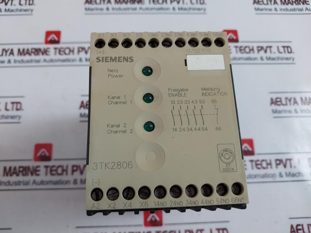 Siemens 3Tk2806-0Bb4 Contactor Dc 24V