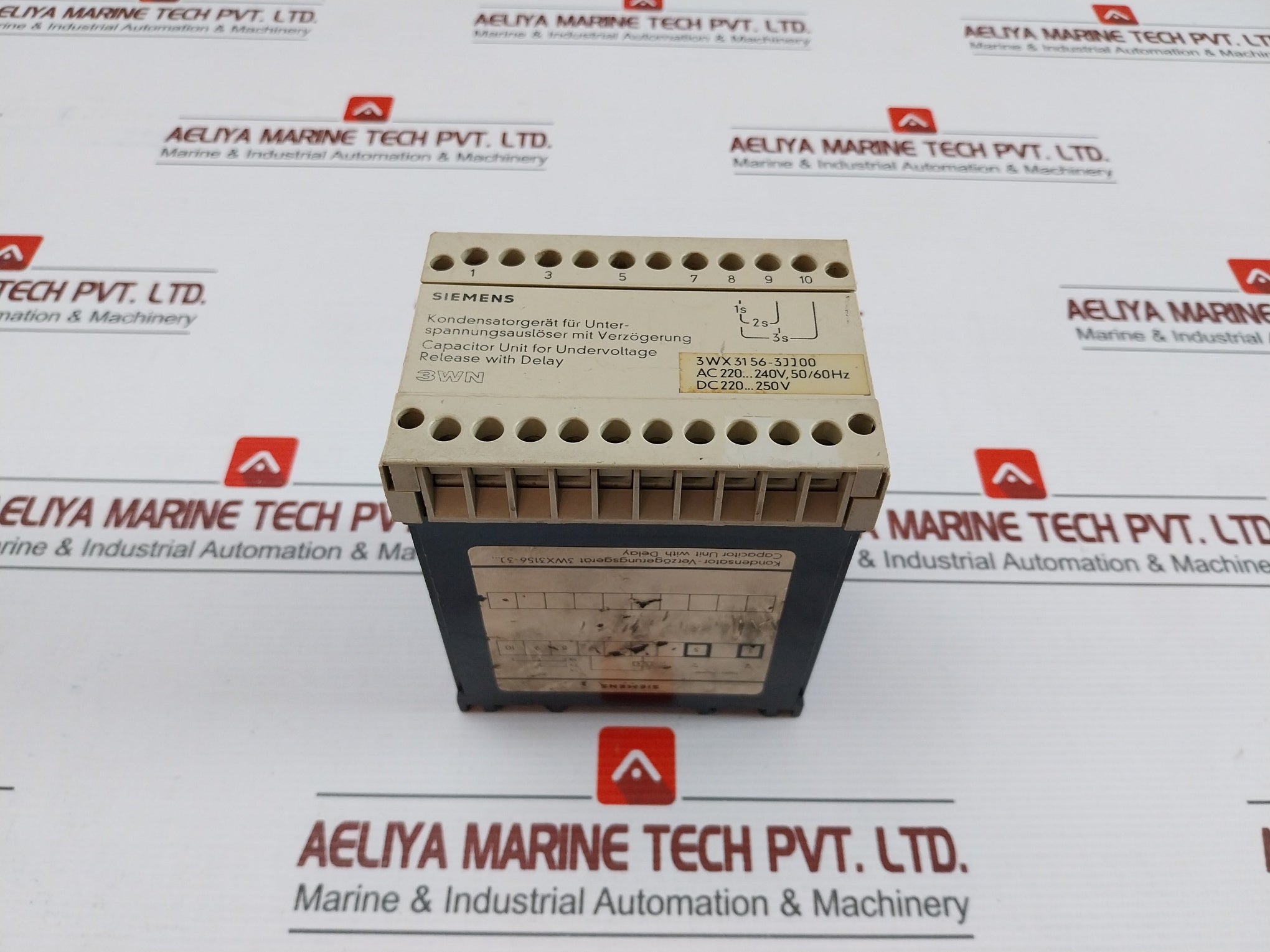 Siemens 3wx3156-3jj00 Circuit Breaker Ac220-240v 50/60hz