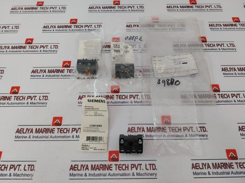 Siemens 52Baj Actuator/Indicator Component Contact Block 660 V