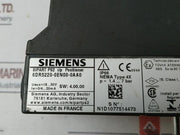 Siemens 6Dr5220-0En00-0Aa0 Sipart Ps2 Smart Electropneumatic Positioner 18-30V S