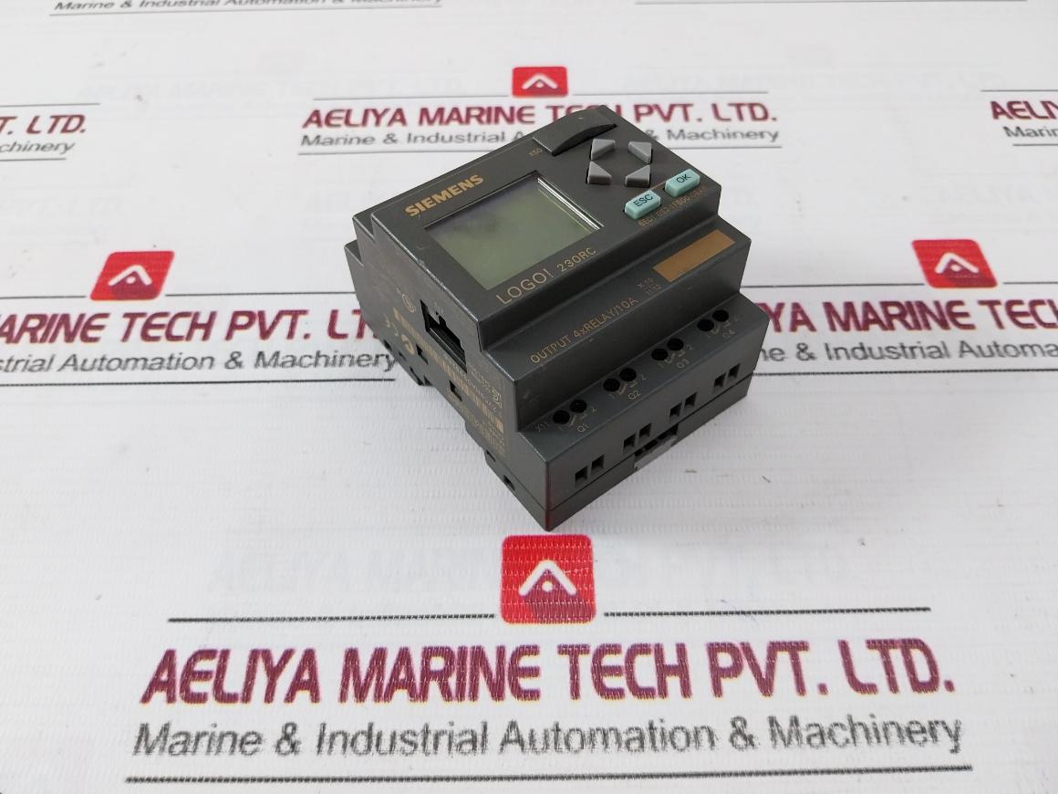 Siemens 6Ed1 052-1Fb00-0Ba6 Logo 230Rc Logic Module 115V Ac/240V Ac 55°C