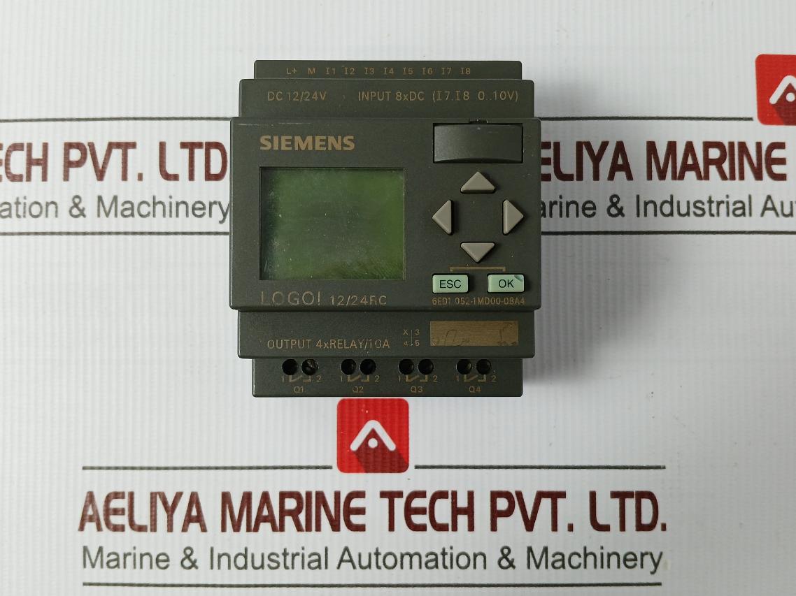 Siemens 6Ed1 052-1Md00-0Ba4 Logo! 12/24Rc Logic Display Module 0°C...+55°C