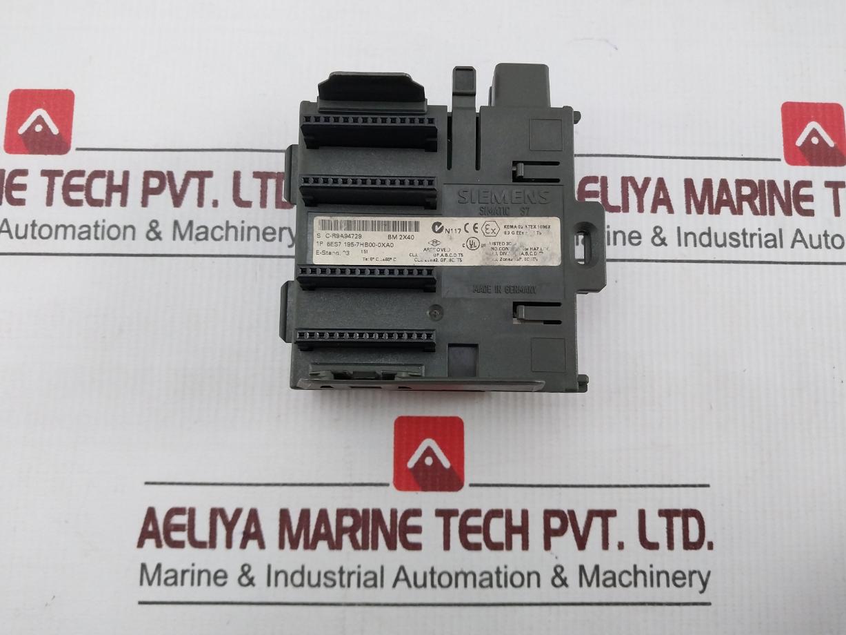 Siemens 1P 6Es7 195-7Hb00-0Xa0 Bus Module Bm 2X40