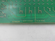 Siemens 6Se7041-8Ek85-0Ha0 Rectifier Interface Module C98040-a1685-p1-03-85