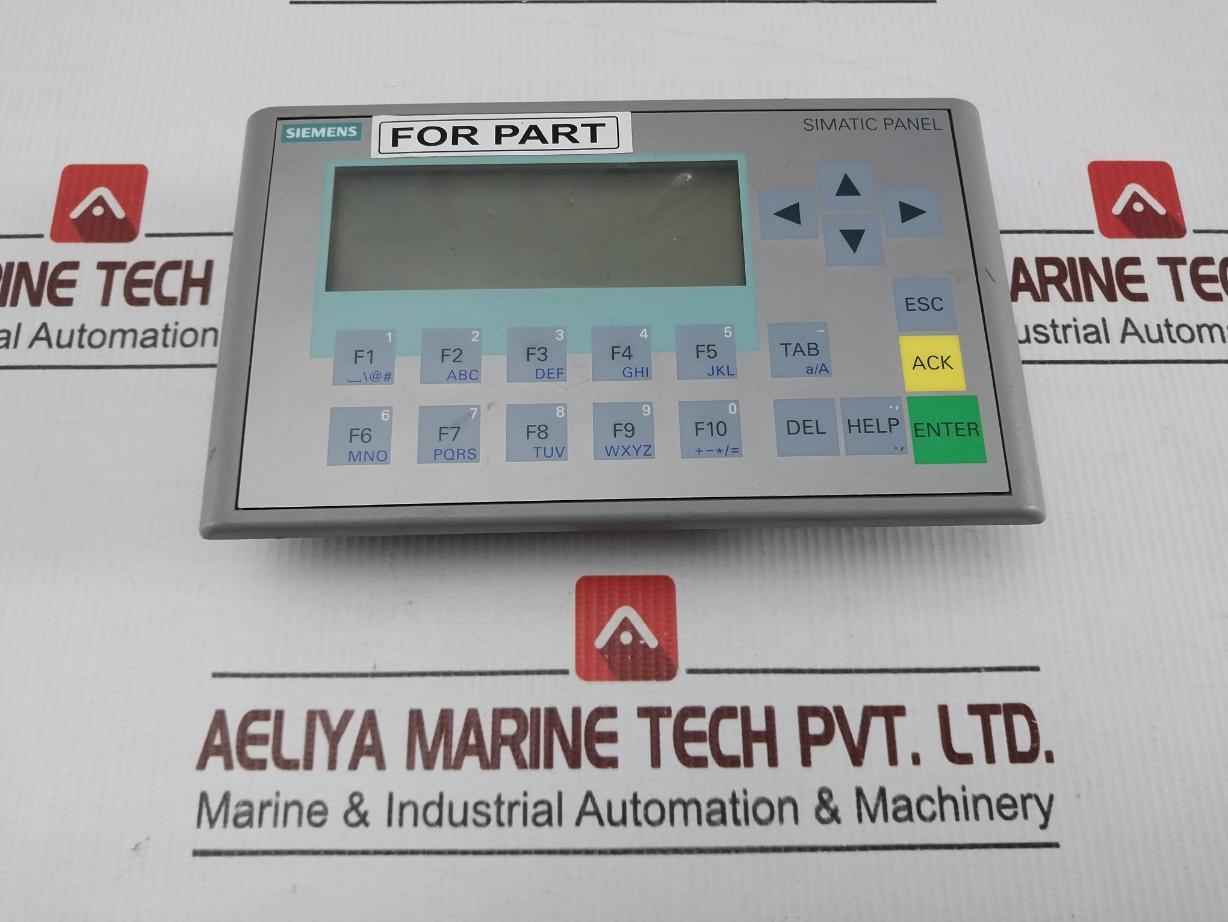 Siemens 6Av6 647-0Ah11-3Ax0 Kp300 Simatic Hmi Basic Panel 24V Dc