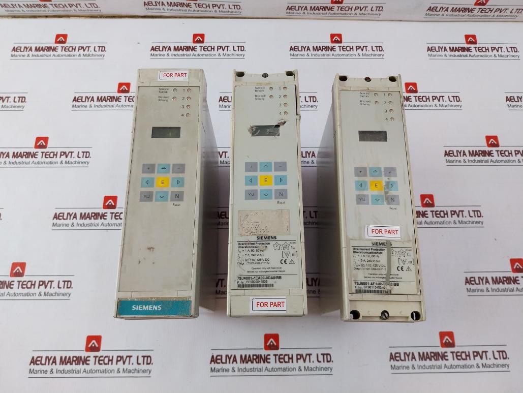Siemens 7Sj6001-4Ea00-0Da0/Bb Overcurrent-time Protection Relay (Not Working)
