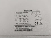 Siemens 7Sj62 Overcurrent Protection And Control Relay 100…125 Vac 5A 50,60 Hz