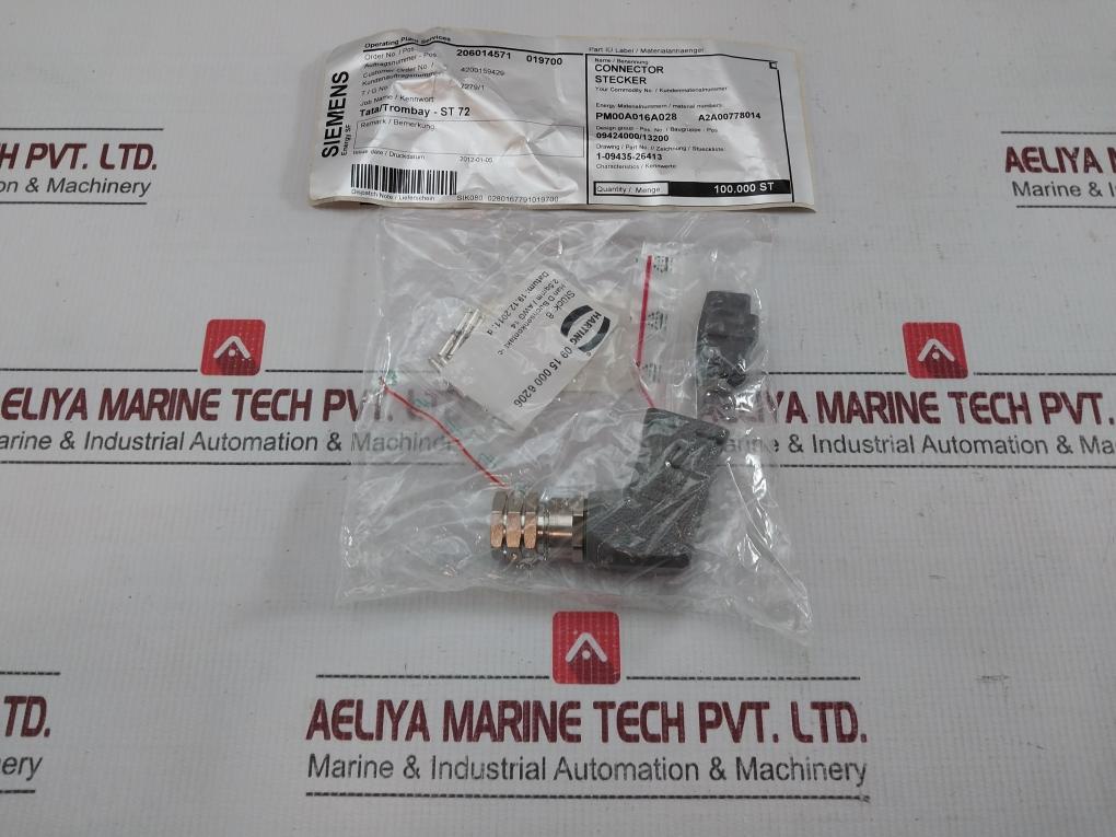 Siemens  A2a00778014 Connector Stecker 1-09435-26413