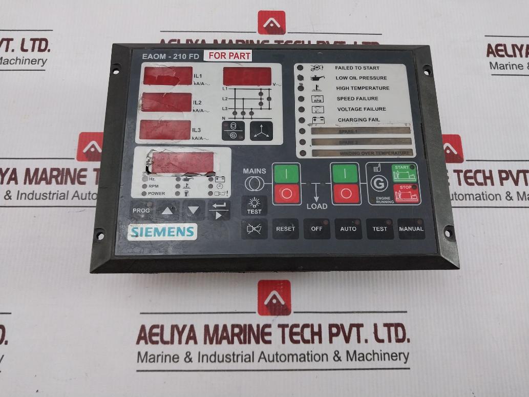 Siemens Eaom-210 Fd.S_Spk Generator Controller Unit 16A @ 250V~ (Not Working)