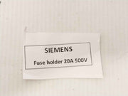 Siemens Fuse Holder 20A 500V
