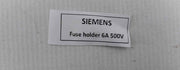 Siemens Fuse Holder 6A 500V.