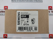 Siemens Qpf Ground Fault Circuit Interrupter Breaker Qf240 40Amp 120240V~ 60Hz