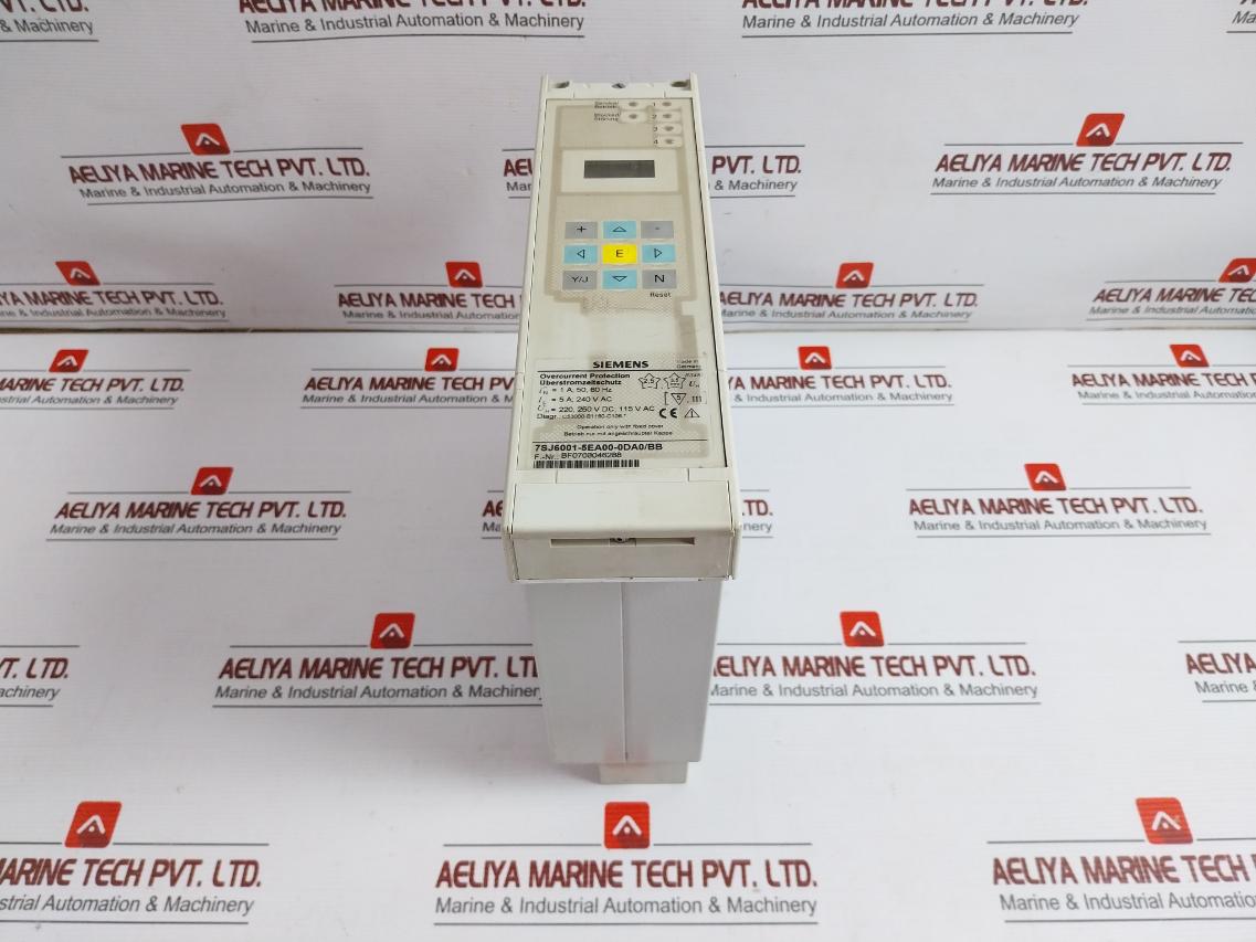 Siemens Relay Overcurrent Protection 7sj6001-5ea00-0da0/Bb