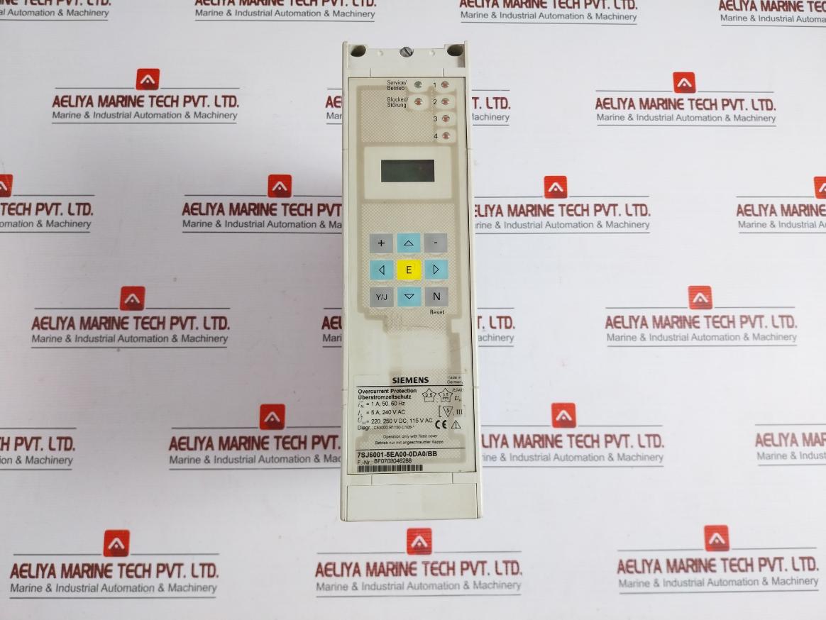 Siemens Relay Overcurrent Protection 7sj6001-5ea00-0da0/Bb